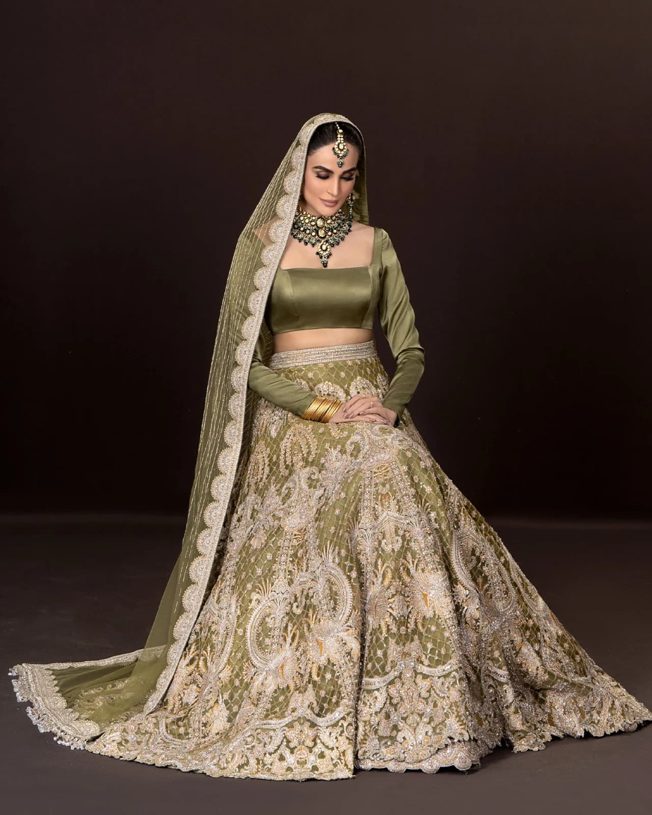 Polki Jewellery collection with model